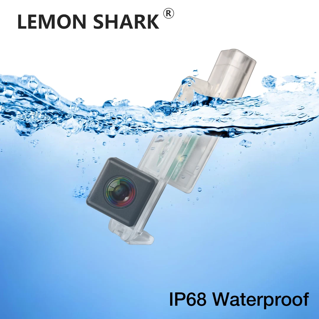 Автомобильная CVBS HD камера заднего вида с зеленой траекторией номерного знака для