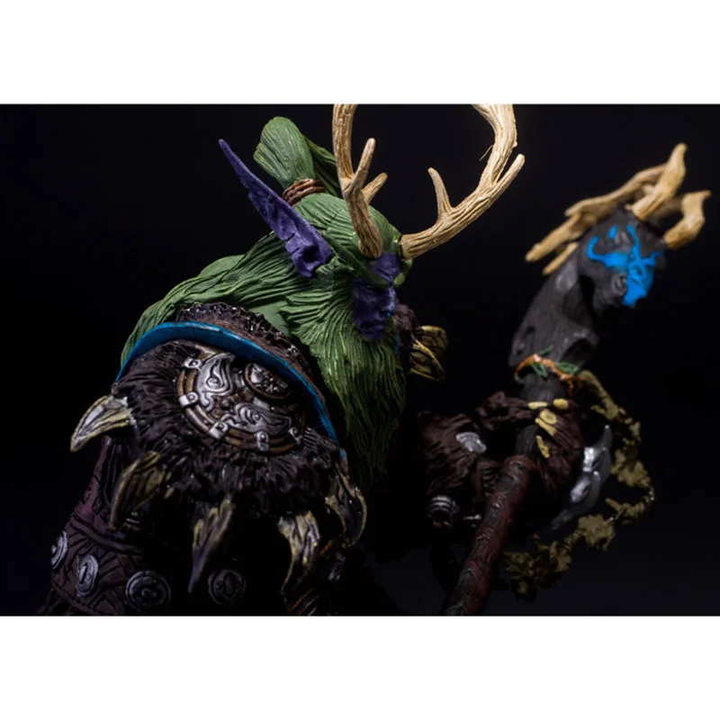 22 см Wow онлайн игра Ночной эльф Druid Broll Bearmantle фигурка Коллекционная модель игрушки