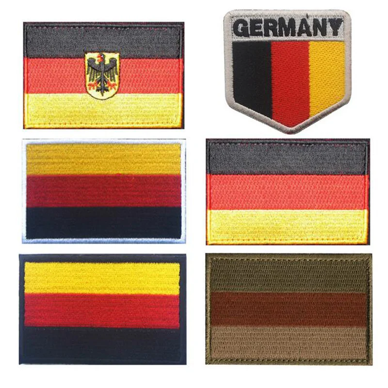 Creatrill Пособия по немецкому языку y флаг заплата вышивки военные нашивки