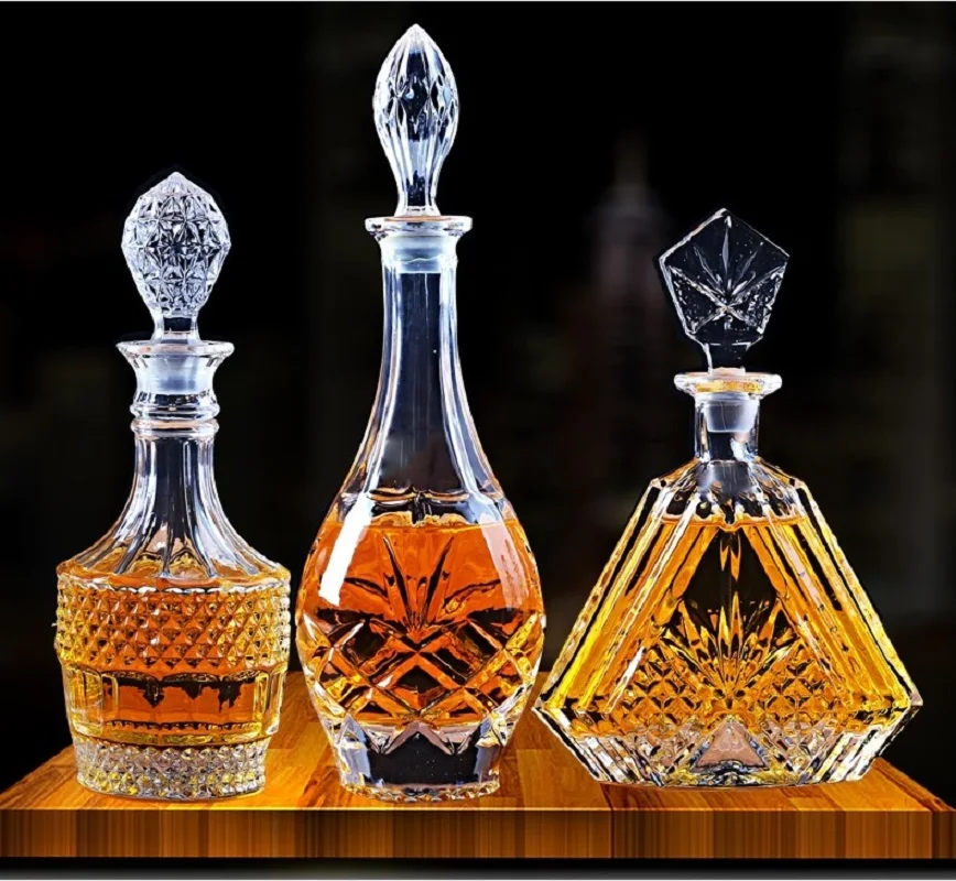 OUSSIRRO шлем виски Графин бутылка виски Хрустальное стекло Grande Bling Диаманте Vidro вино пиво контейнеры хорошие подарки