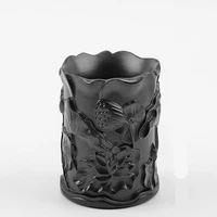 cement silicone planter vase molds creative 3d plant flower lotus pen holders concrete flower pot mould