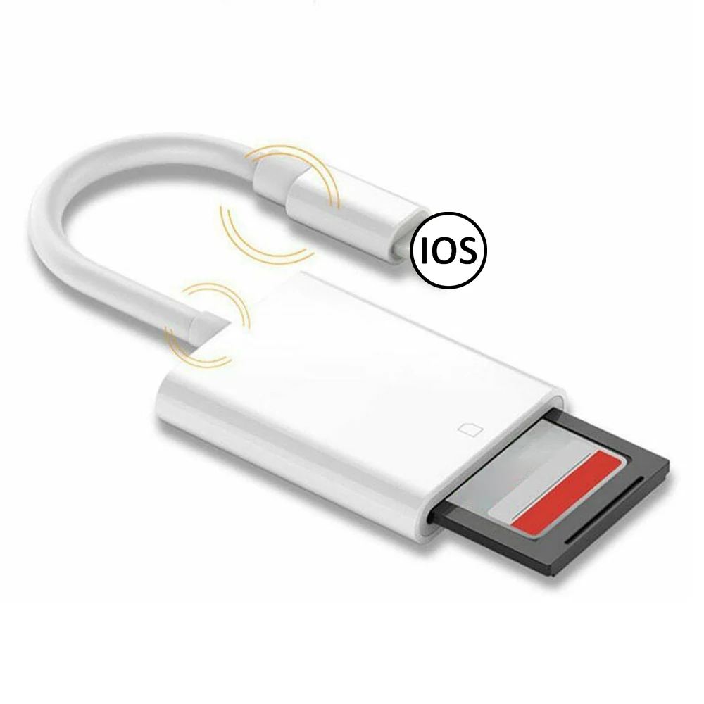Адаптер для SD-карты OTG с подсветкой камеры Micro SD устройство чтения карт телефона iOS