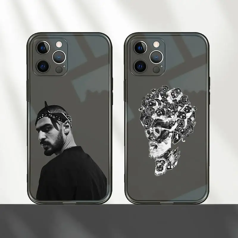 

Hajime MiyaGi Andy Panda Phone Case Transparent for iPhone 7 8 11 12 se 2020 mini pro X XS XR MAX Plus