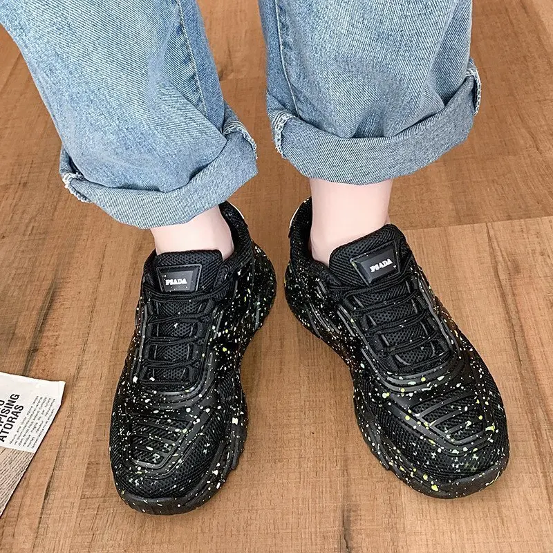 

Dad shoes women's plus size tide 2020 spring and summer new fashion wild mesh shoes casual breathable sports shoes X265