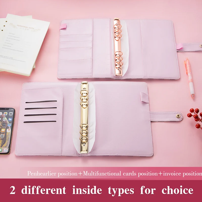 Кожаный чехол планировщик A5 Top свободная искусственная кожа многоразовый