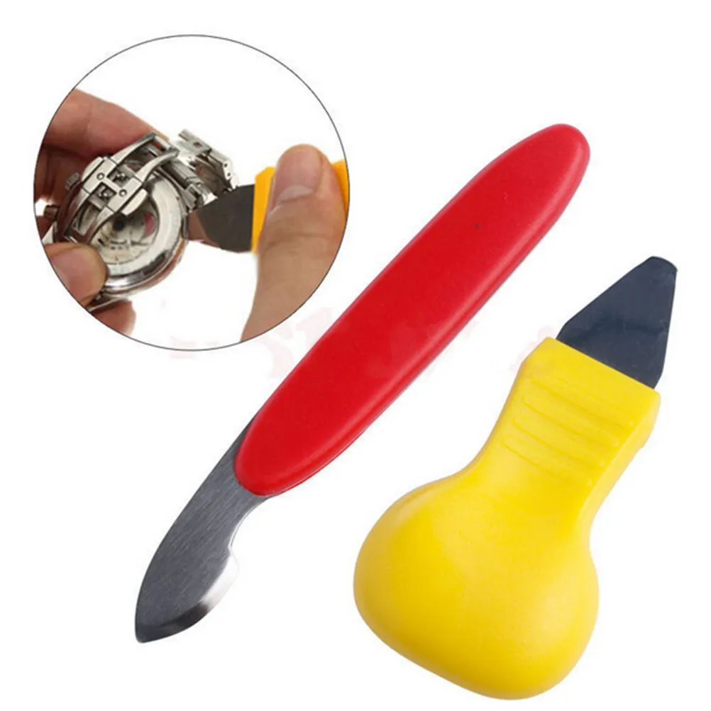 

Watch Back Cover Case Opener Remover Battery Change Watchmaker Repair Tool Kit Red Yellow Watch Repair Tool