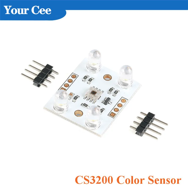 TCS3200 цветной датчик распознавания цвета модуль TCS230 Модернизированный для Arduino 3 5