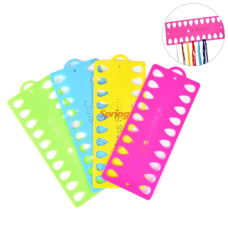 

New Plastic 20 Positions Thread Board Thread & Yarn Organizer Embroidery Accessories Cross Stitch Row Line Tool