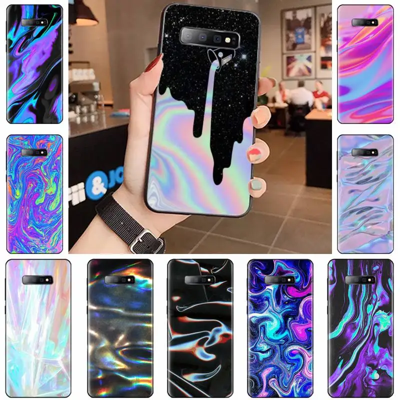 

Holographic Prism Laser Glitter Phone Case For Samsung Galaxy S5 S6 S7 S8 S9 S10 S10e S20 edge plus lite Cover Funda Shell