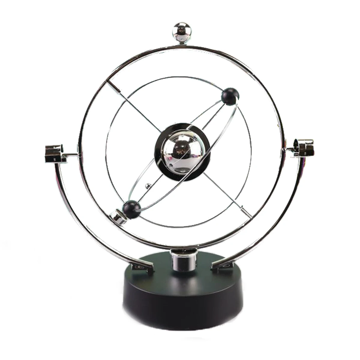 

Model Kinetic Orbital Revolving Gadget Home Decor Craft Ornament Rotation Perpetual Motion Swing Celestial Globe Newton Pendulum