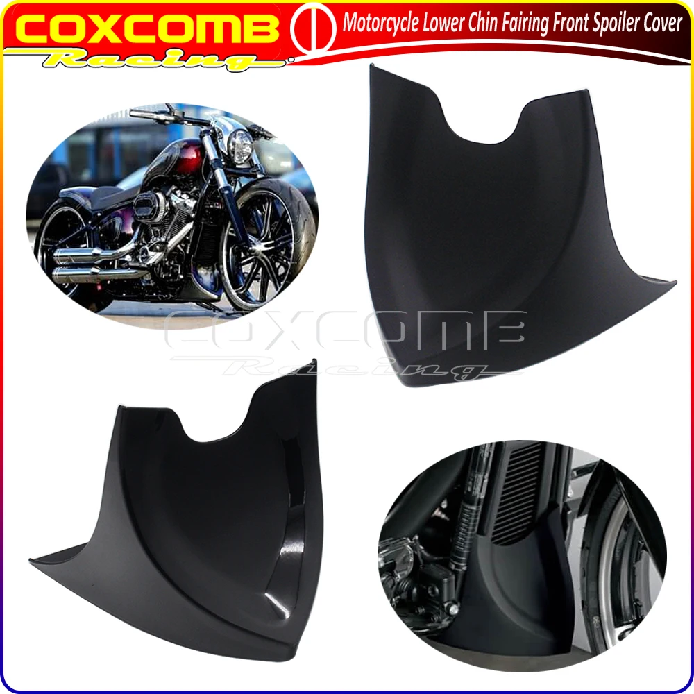 Per Harley XL Sportster 1200 Dyna Softail V-ROD Touring Glide moto mento inferiore Spoiler anteriore Air Dam carenatura parafango copertura