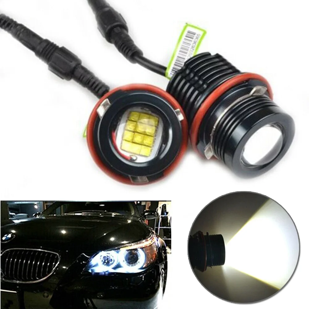 

Replacement Angel Eyes Light Auto 1 pair White For BMW 1-series E87 2004-2007 LED