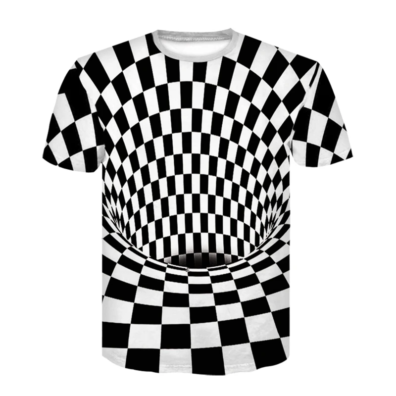 

2021 Summer Swirl Short Sleeve Men's T-shirt Casual Top 3D Fashion Sports Breathable Street Hip Hop Clothing 100/6XL
