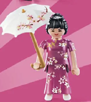 S16 7,5 см Высокое качество оригинальной Playmobil Слепой Мешок для девочек и мальчиков Полли Карманный строительный блок - Цвет: Шоколад