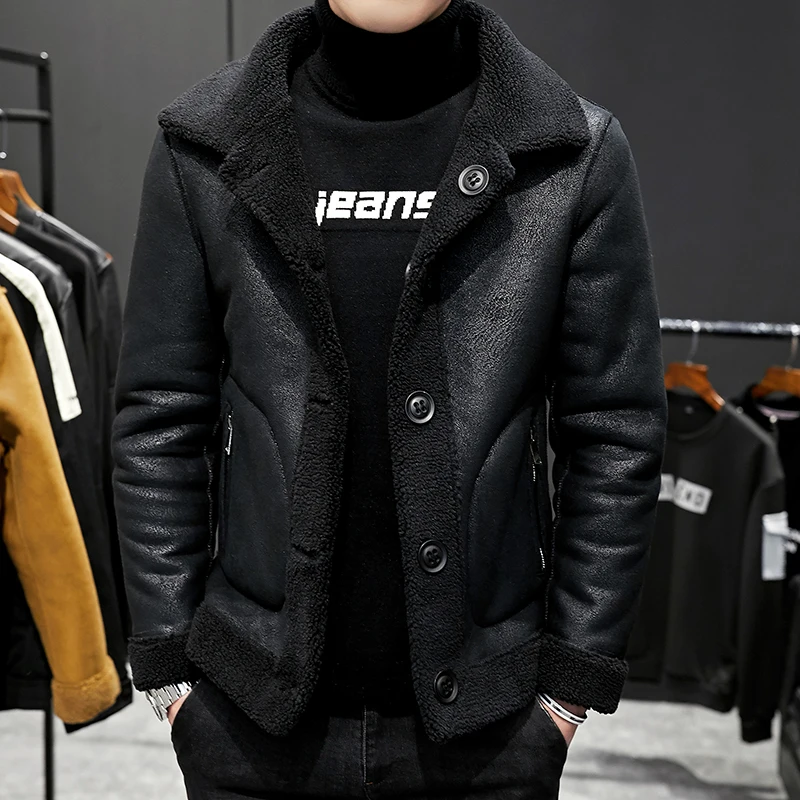 2021 брендовая одежда, мужские зимние теплые шерстяные пальто, Мужская гранулированная шерстяная ткань, двусторонние шерстяные куртки, анало...