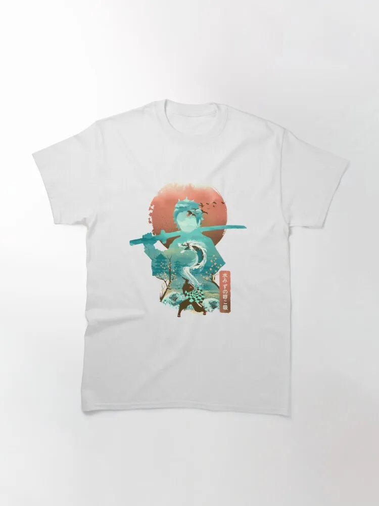 

Tops T Shirt Women Ukiyo e Breath of Water Classic T-Shirt