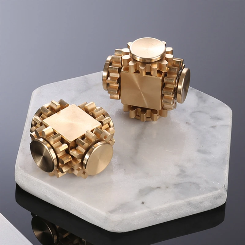 

Spinner Finger Toys Brass Hand Fingertip Gyro Metal Bearing Relieve Stress Gift