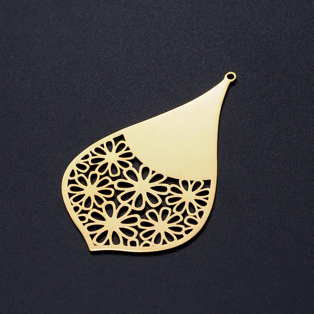 3 шт./лот большой цветок в форме капли воды геометрические ювелирные изделия из