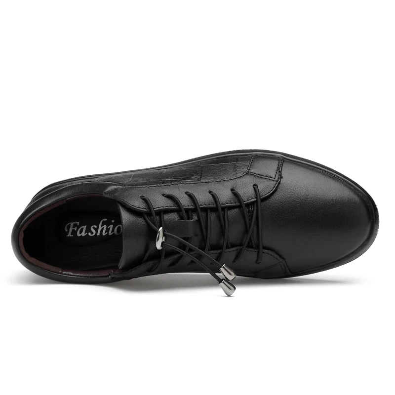 Мужские туфли размера плюс 46 из натуральной кожи кроссовки высококачественная