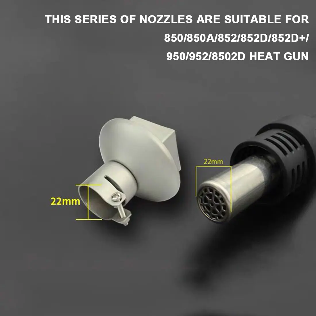 

Hot Air Gun Nozzle BGA Nozzle Smd For 850 850A 852 852D 852D+ 950 952 8502D General Hot Air Desoldering Station