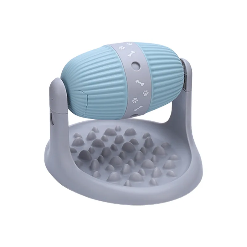 Собака Еда чаша кормушка для собак кошек Кормление игрушки медленно есть утечки