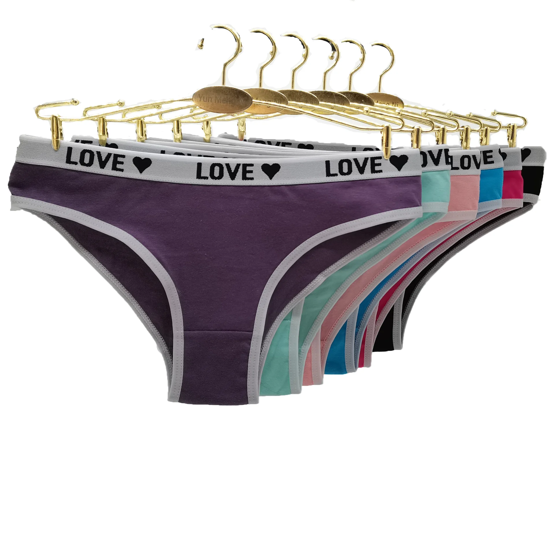 

Cotton Panties for Women Wholesale 12pcs Lot Underwear Sexy Low Rise Letter Waist Girl Brief Intimate Lingerie for Business