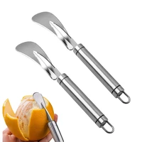 orange peeler cutter2 pcs stainless steel orange citrus peelerswith curved handle vegetable fruit tools kitchen gadget