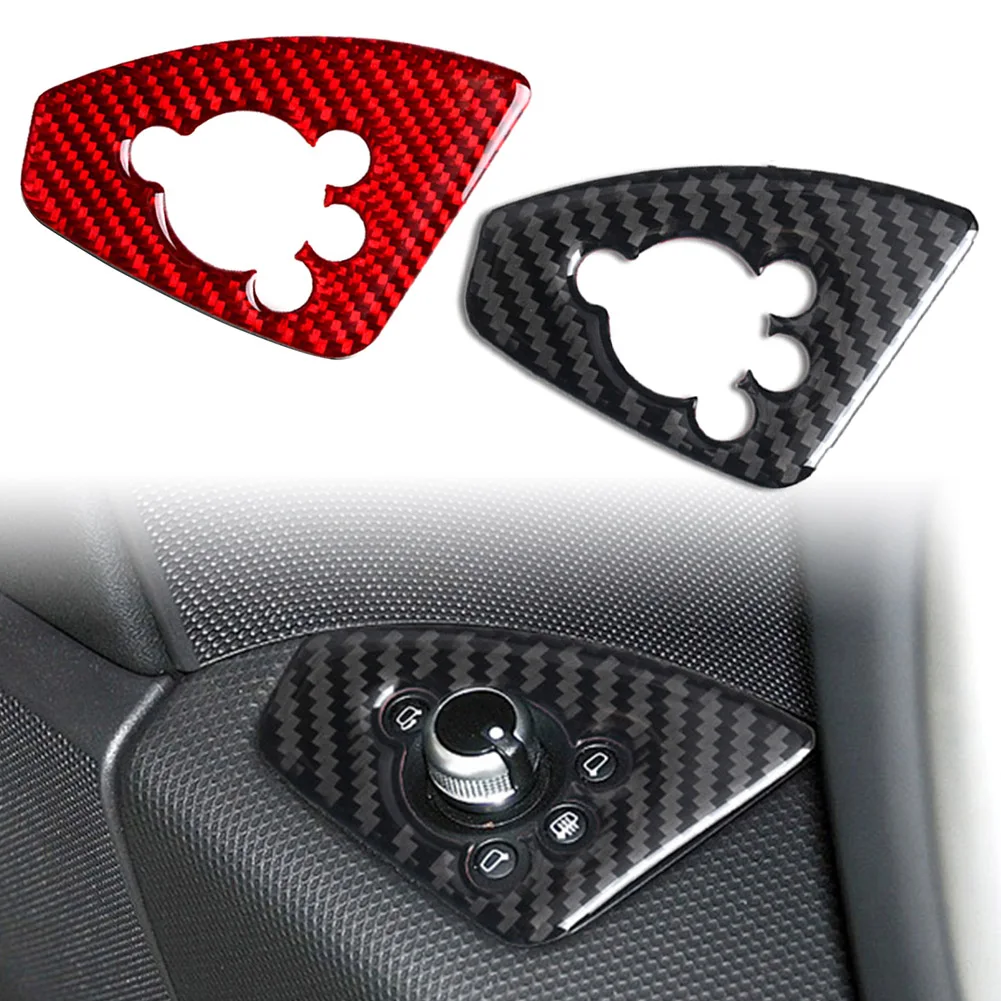 

Carbon Fiber Style Car Interior Door Lock Button Cover Trim For Audi TT 8N 8J Mk1 Mk2 Mk3 TTRS 2008-2014 RHD