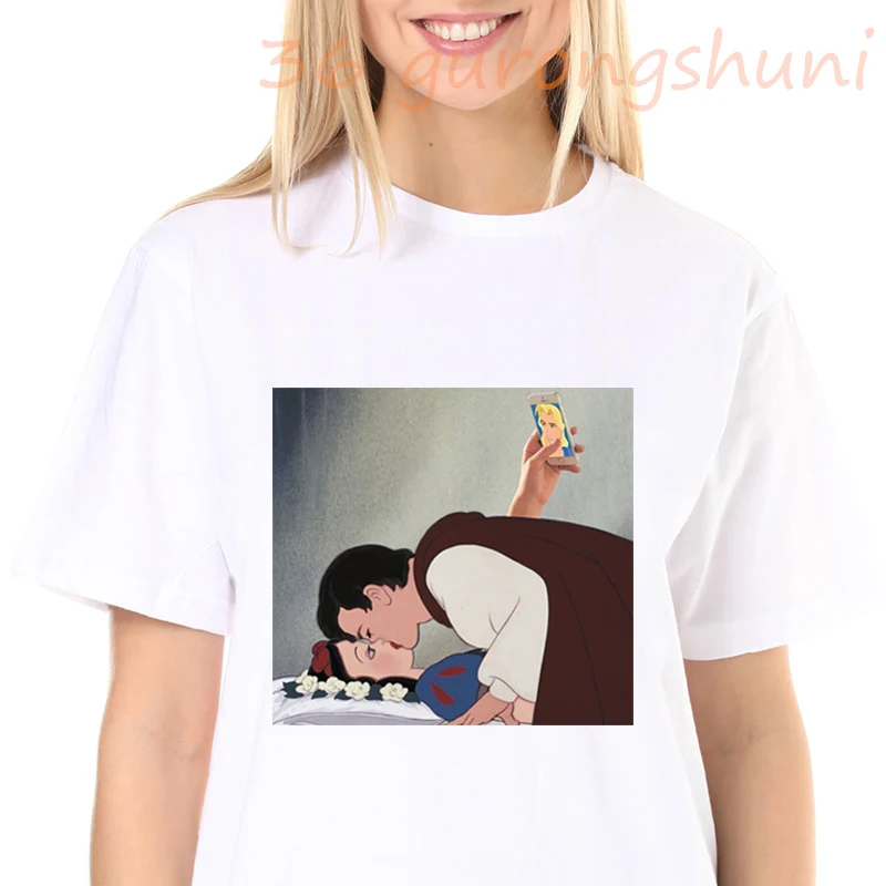 

Женская футболка с коротким рукавом, круглым вырезом и принтом, в стиле Харадзюку