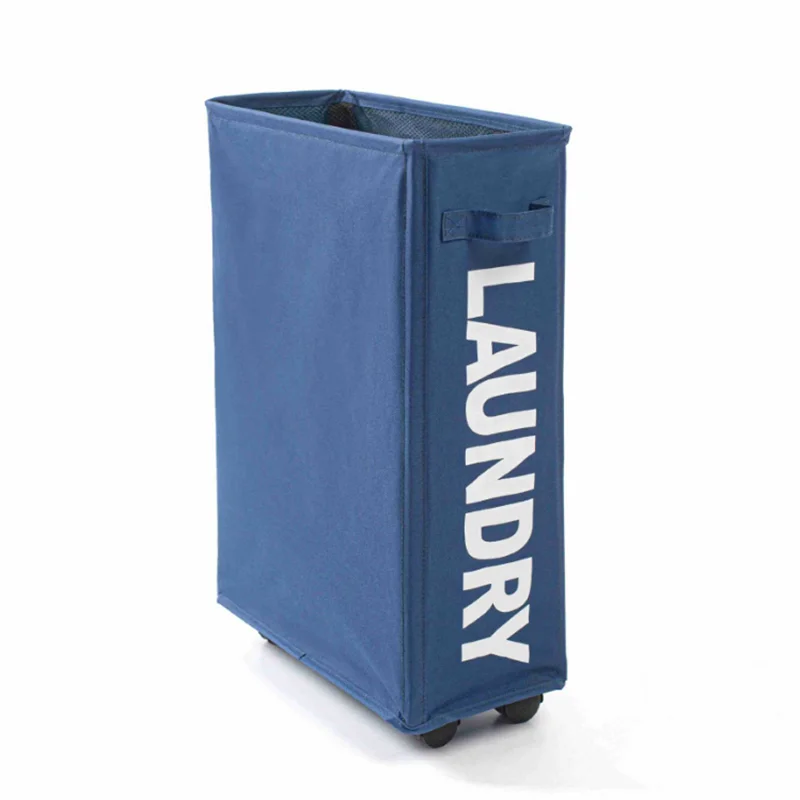 Складная корзина для белья из ткани Оксфорд сетчатая на шнурке грязной одежды