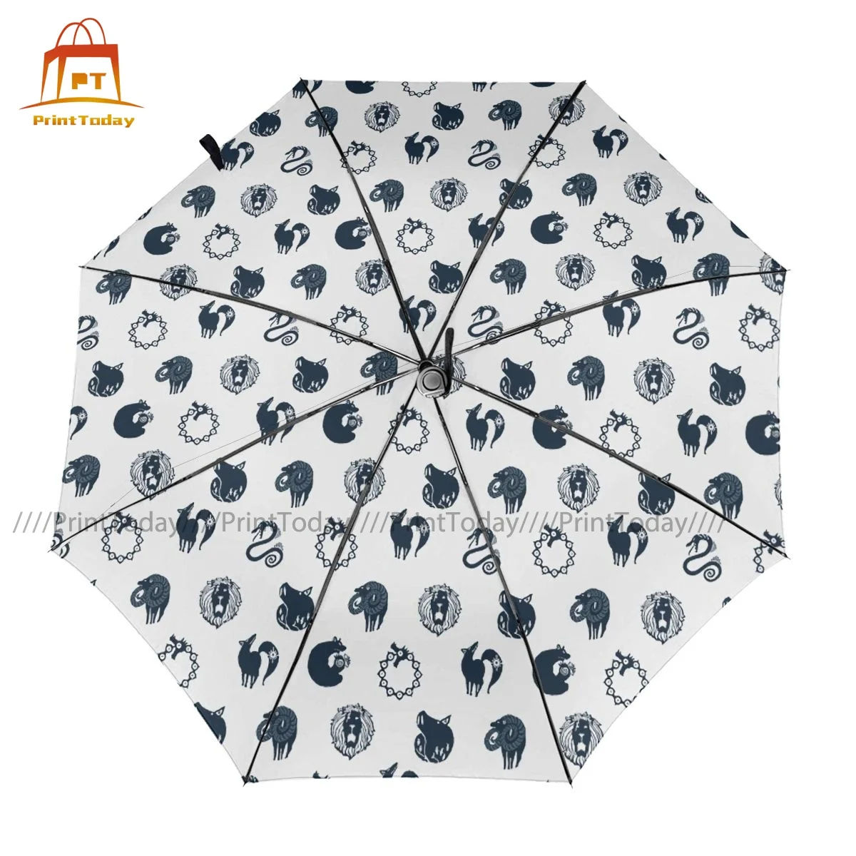 

Meliodas Umbrella Creative Waterproof Umbrella Auto Print Portable Trekking Umbrella