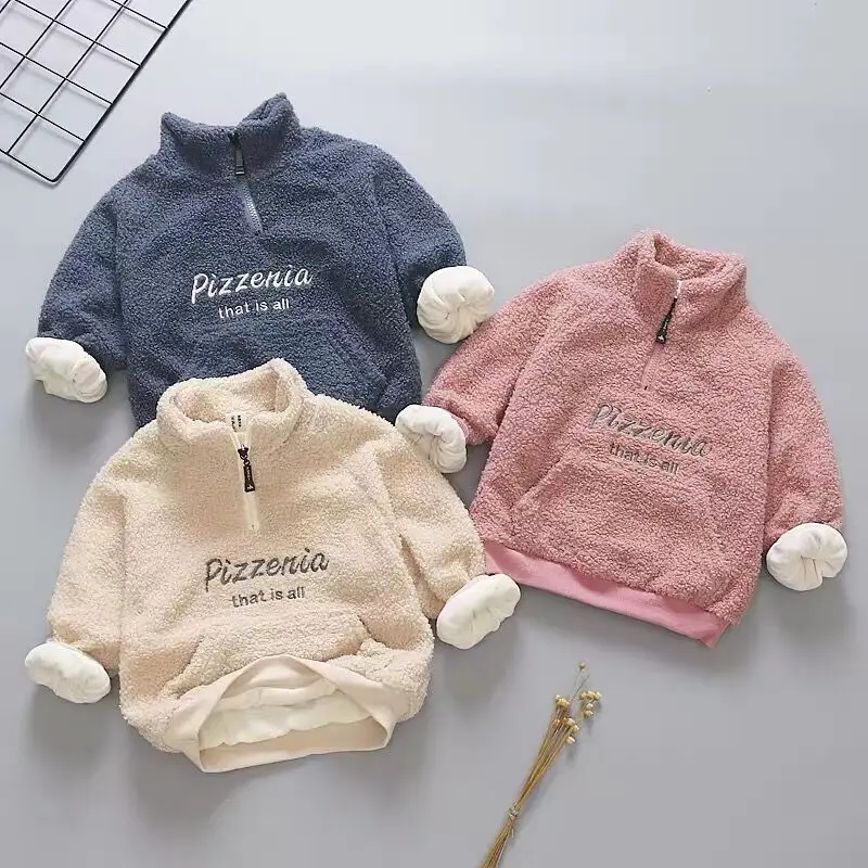 2019 детские толстовки с капюшоном на осень и зиму флисовые длинными рукавами для