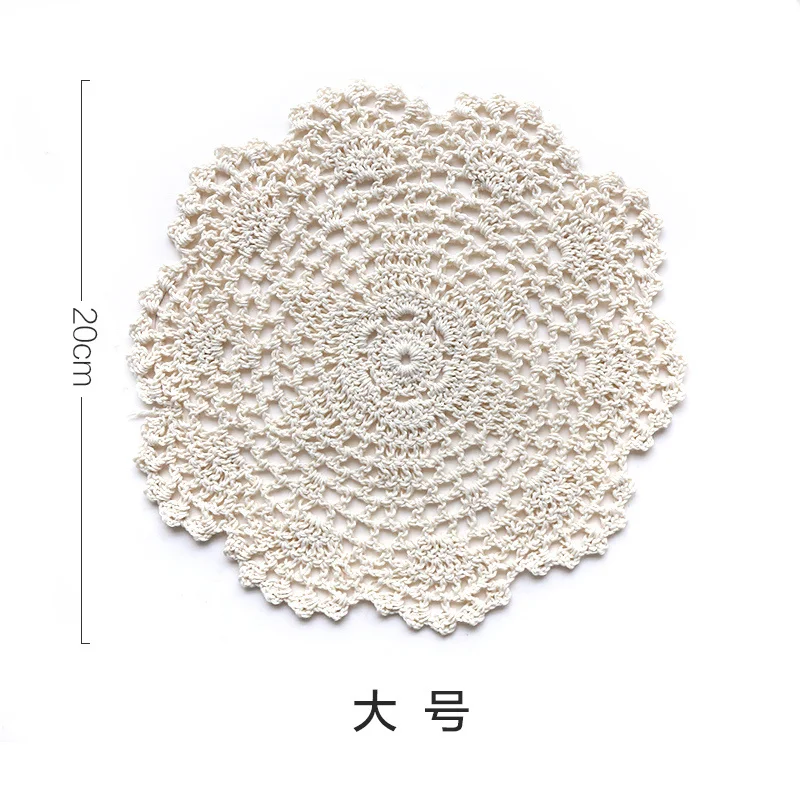Японский ручной крючок Подставка цветок коврик для обеденного стола коврики