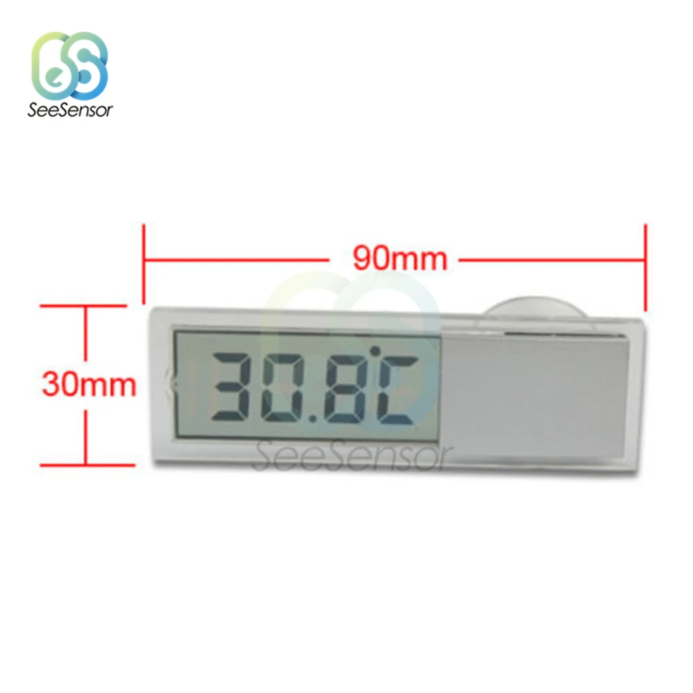 Автомобильный ЖК-цифровой термометр автоматический наружный энергосберегающий