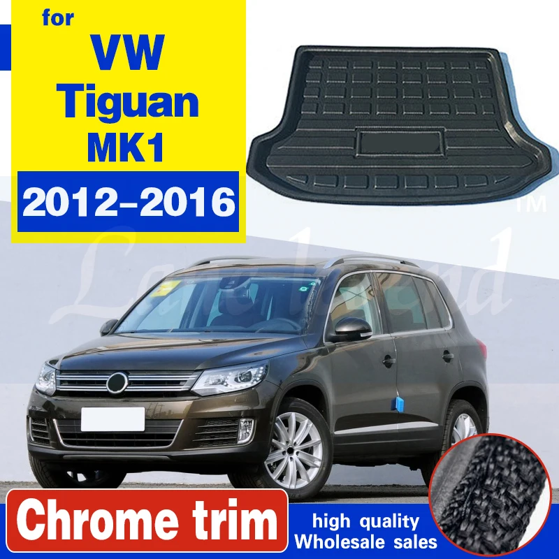 Грузовой Коврик для VW Volkswagen Tiguan 2012 2016 подкладка заднего багажника протектор пола