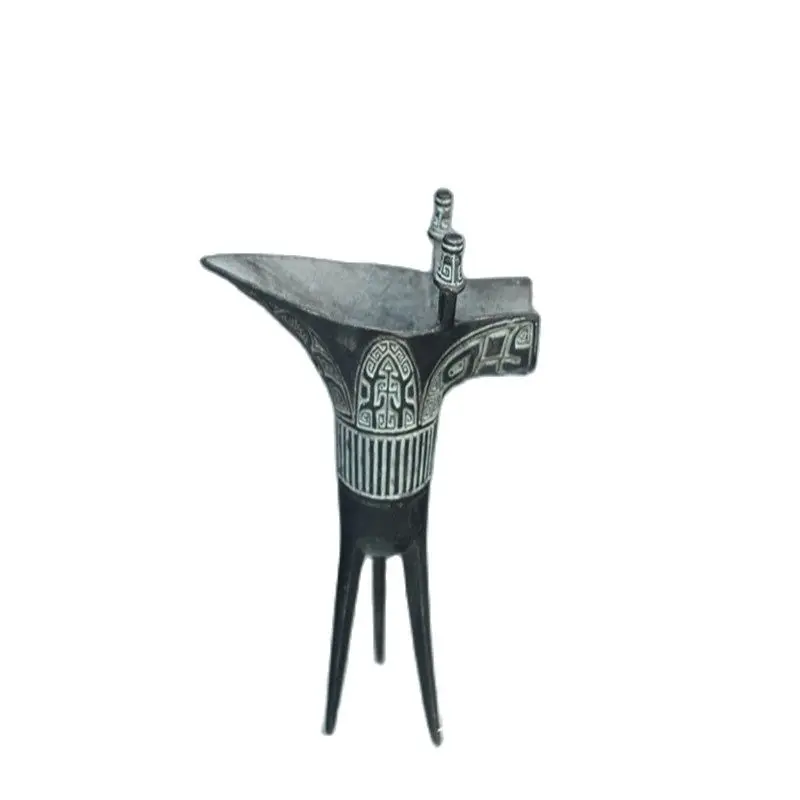 

Chinese ancient bronze goblet statue home decorationcollection