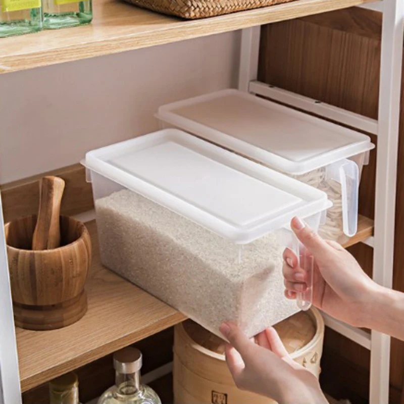 Новый прозрачный ПП ящик для хранения кухни зерен бобов содержит коробки