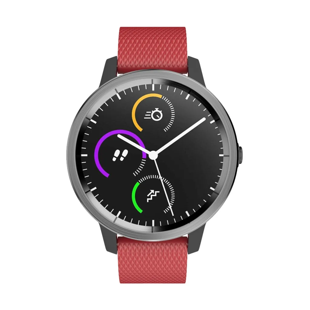 Маленький силиконовый ремешок на запястье для Garmin Vivoactive 3, браслет, Смарт-часы, ремешок для мужчин, Т-образный ремешок для женщин и мужчин, спортивный ремешок для часов, 19Aug