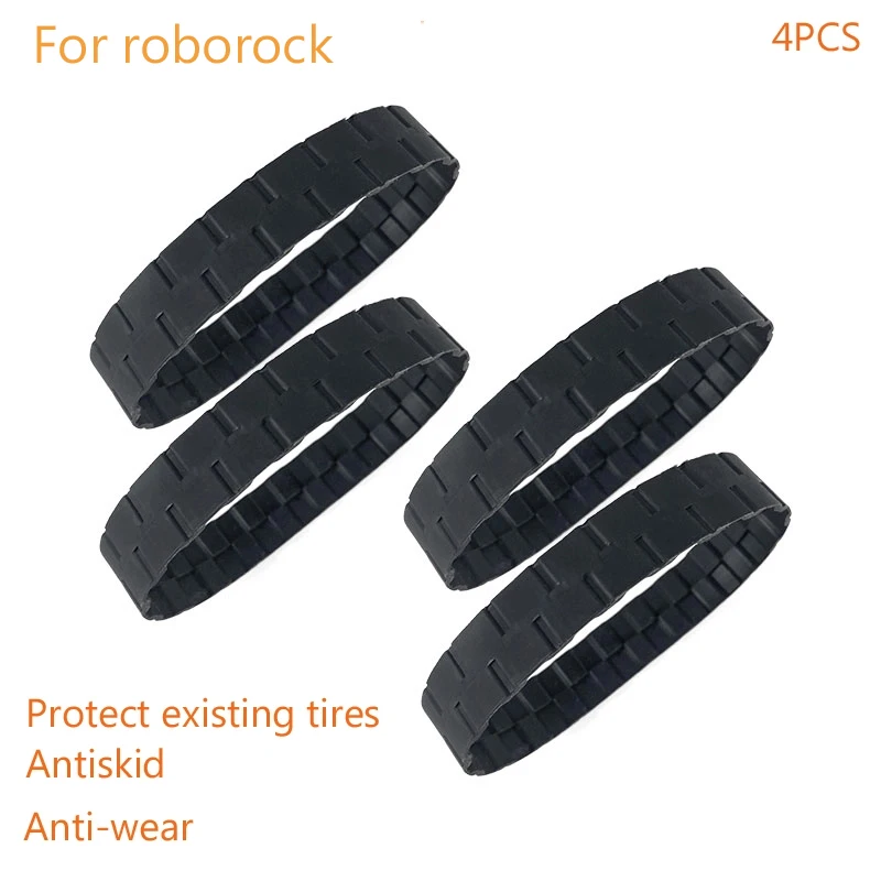 Робот пылесос анти-износ шин кожи Аксессуары для xiaomi 1S 2S T4 1C roborock s50 s55 s6 s5 max T6 t7