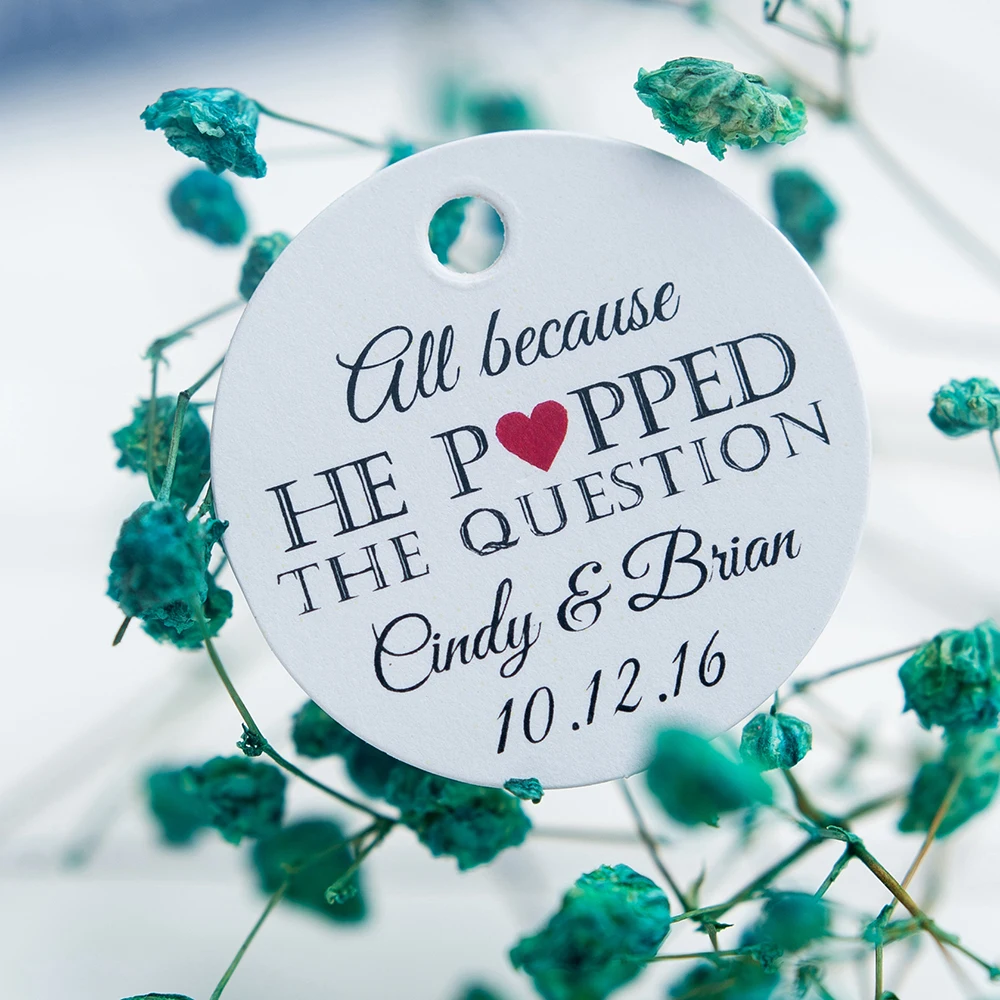 200 шт. круглых этикеток из крафт/белой бумаги размером 3,5 см для свадебных праздничных ярлыков милых призов для невесты на свадьбу с конфетами и медом.