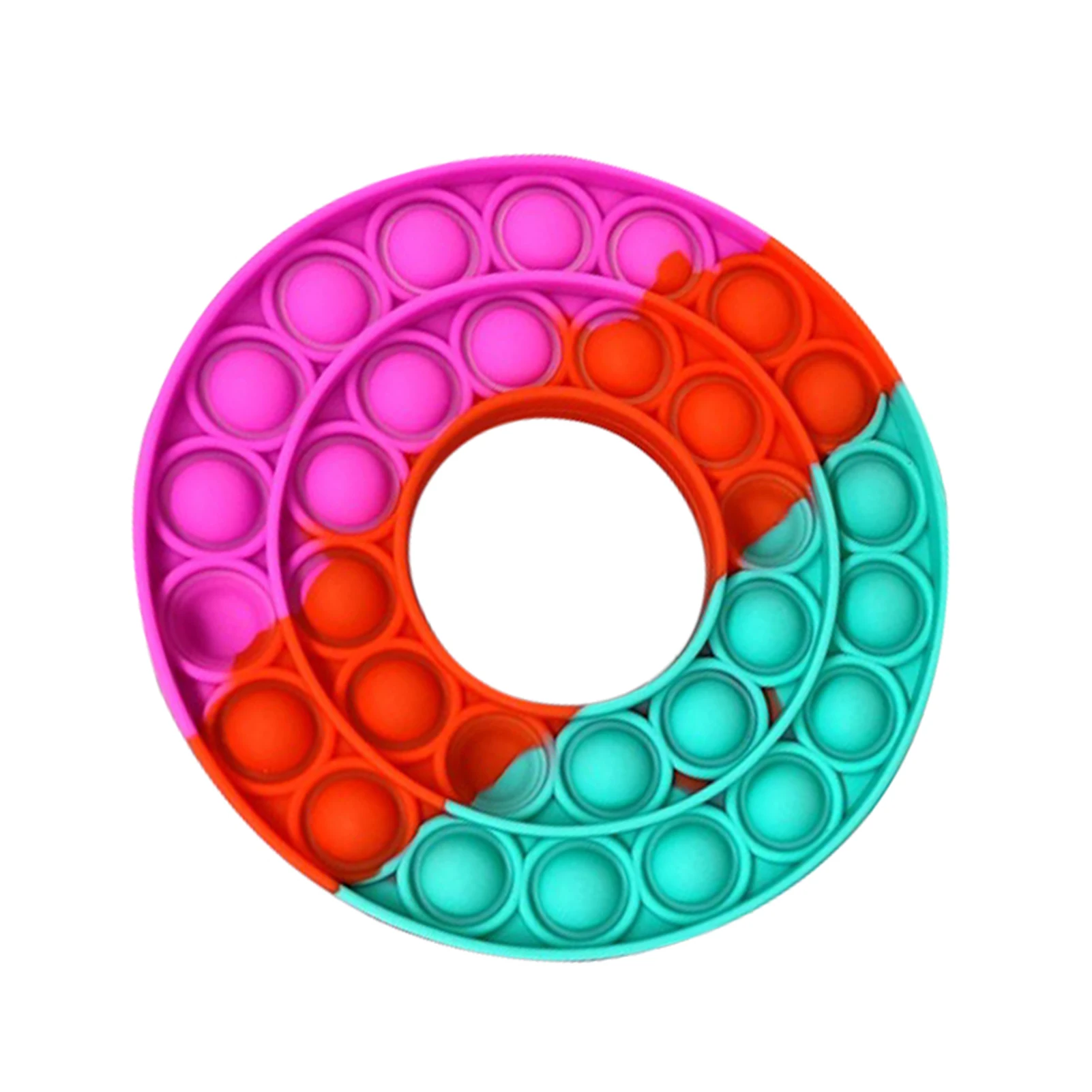 

Fidget Toys for Adults Antistress Ring Shaped Stress Relief Squishy Squeeze Hand Toy Pops it Simple Dimple Bubble Sensory Toy