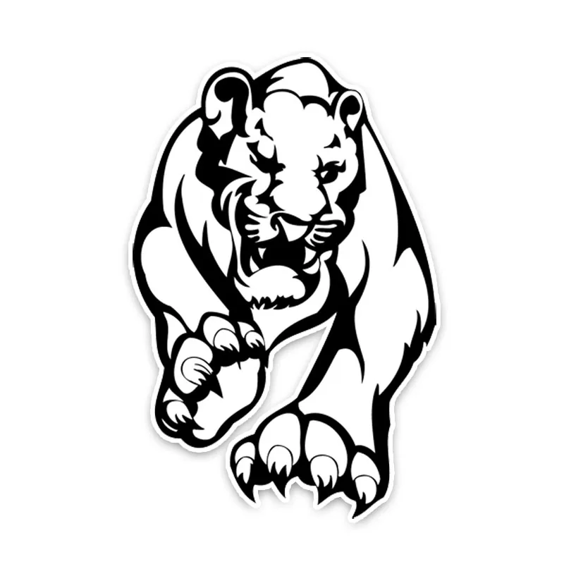 Ужас Свирепый тигр Граффити автомобиля Стикеры Стиль Забавный лобовое стекло