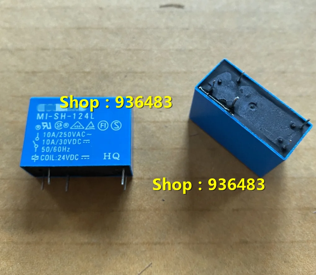 

MI-SH-124L реле 24 В постоянного тока 5 футов 10A Ppen и закрытие DIP5