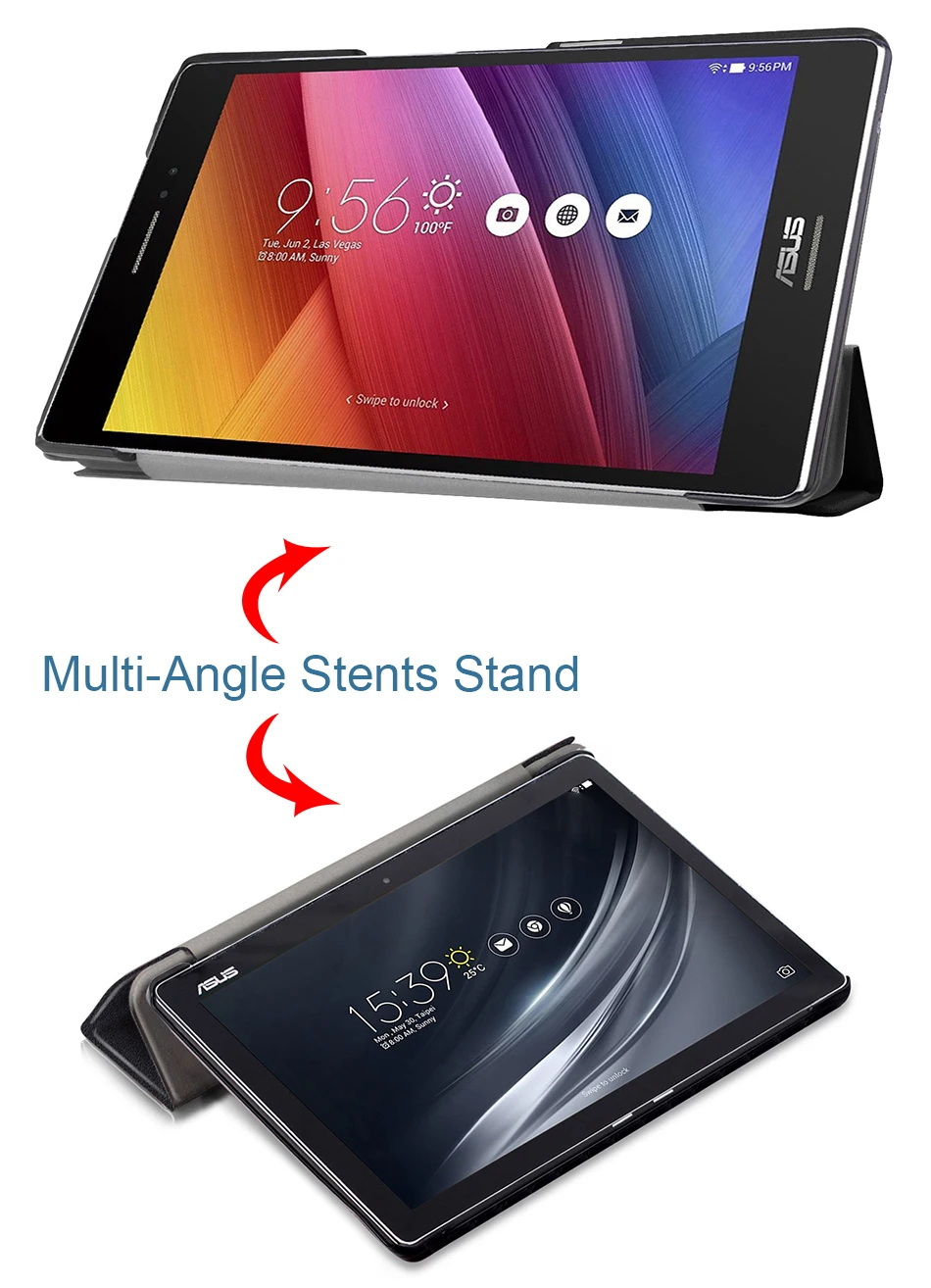 MTT Ультратонкий чехол из искусственной кожи для Asus Zenpad 8,0 дюймов Z380 Z380C Z380KL Магнитный откидной Чехол-подставка чехол для планшета с функцией автоматического сна