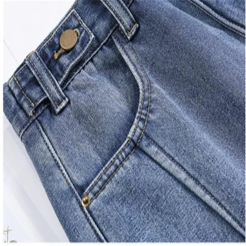 

Loose Women Jeans Autumn Winter Harem Trousers Lady 2019 High Waist Thick Velet Denim Pants Casual Warm Jeans Snow Wear H264