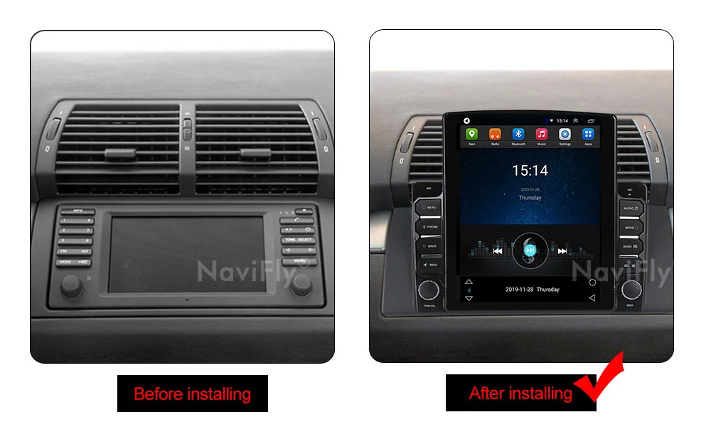 Автомобильное радио аудио мультимедийный видеоплеер GPS-навигатор для BMW X5 E53 2 Din 4G