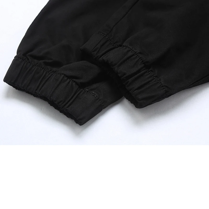 2020 Autumn New Men's Slim Fit Outdoor Casual Tooling Multi-pocket Small Feet Leg Pants Plus Size Fashion Cotton Long | Безопасность