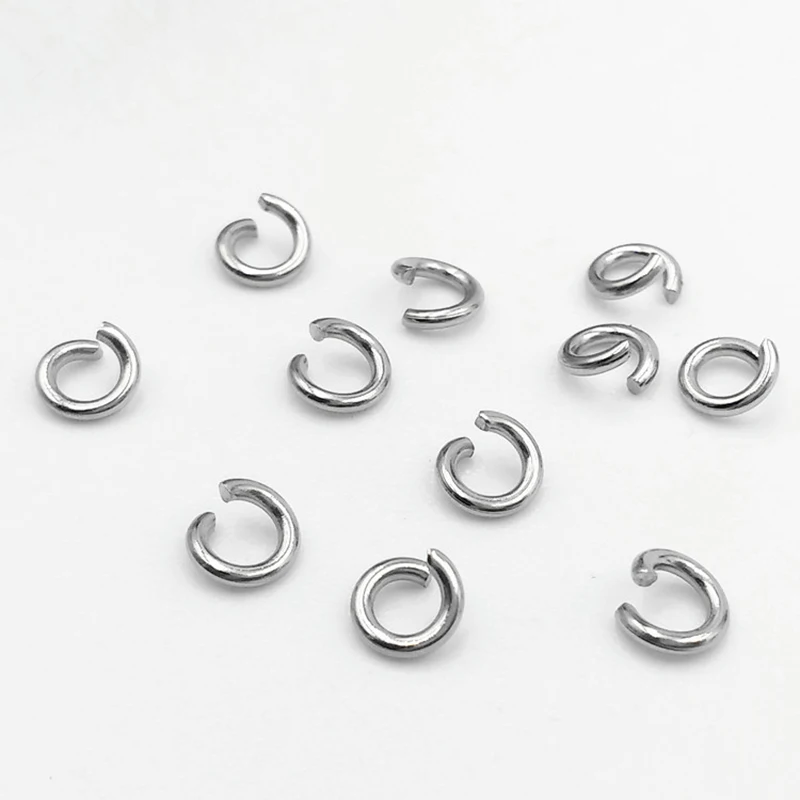 1 упак./лот открытые прыгающие кольца из нержавеющей стали 5/6/7/8/10 мм разъемы для