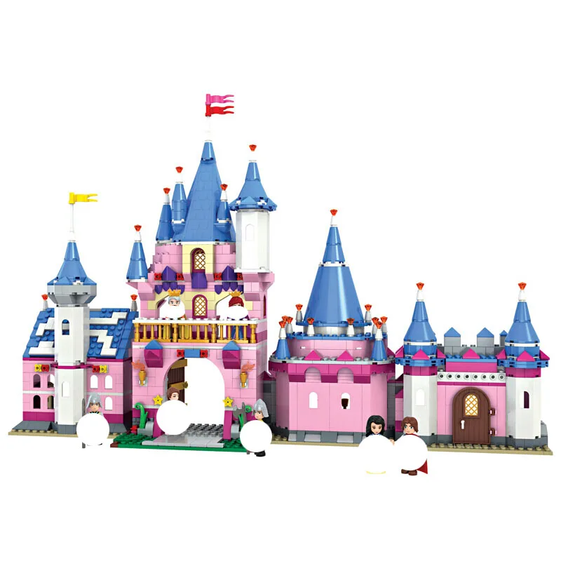 2020 новый принцесса серии Белоснежка замок карета наборы строительных блоков