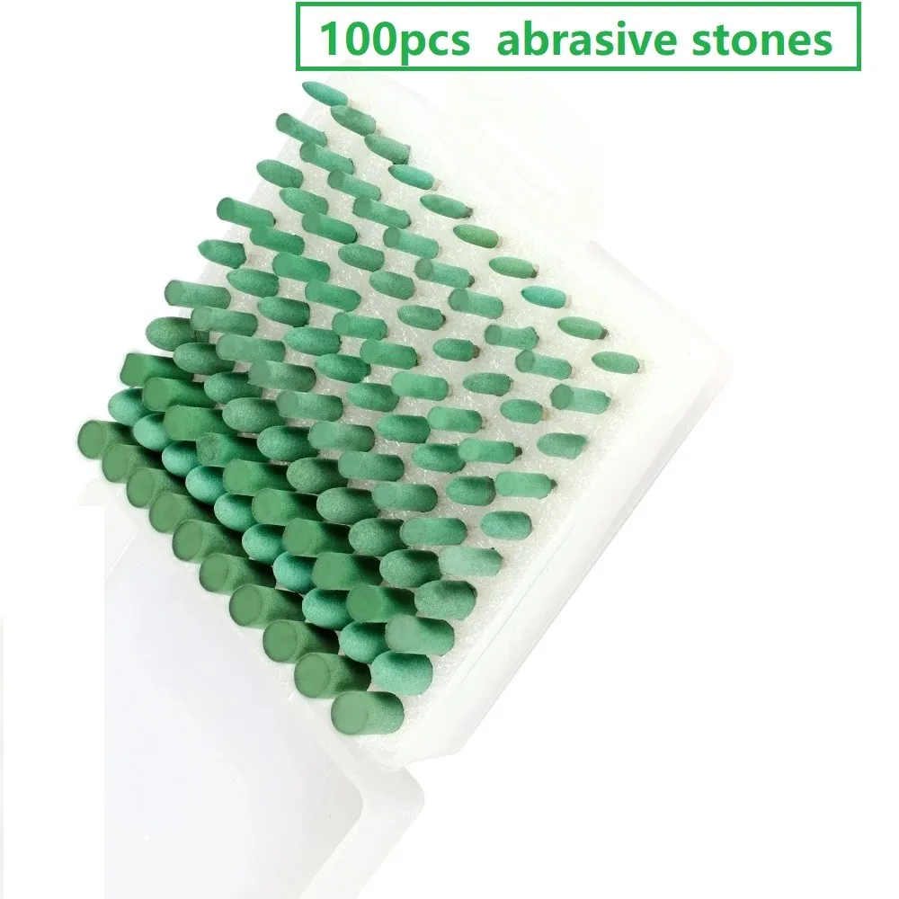 

100pcs Rubber Grinding Wheel Head Set Polishing Wheel 3mm Shank Abrasive Rubber Grinding Head Rotary Tools
